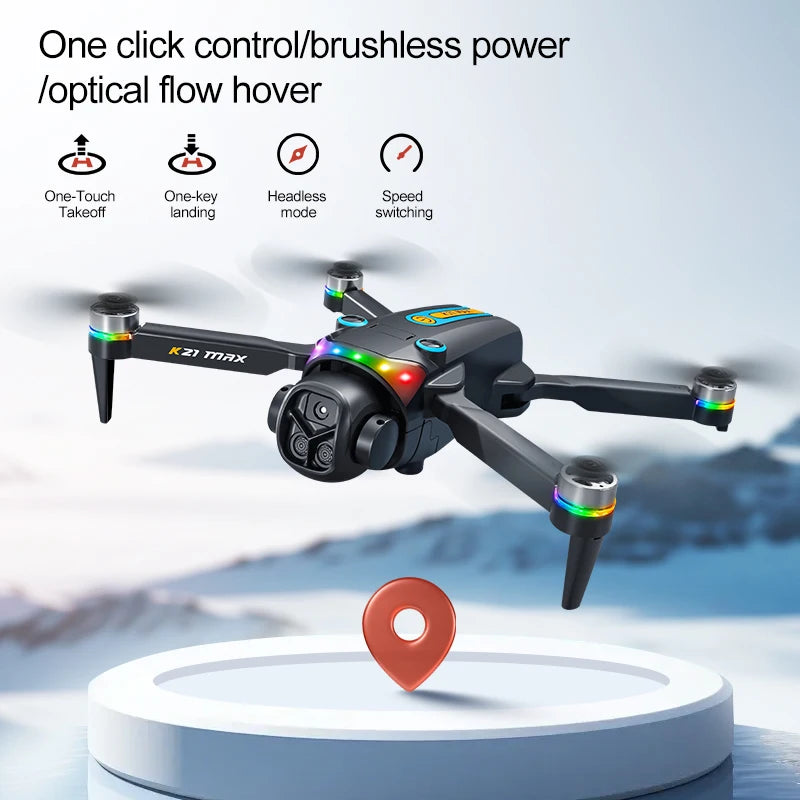 ZNLYRION K21MAX Foldable Brushless RC Drone With Smart Controller