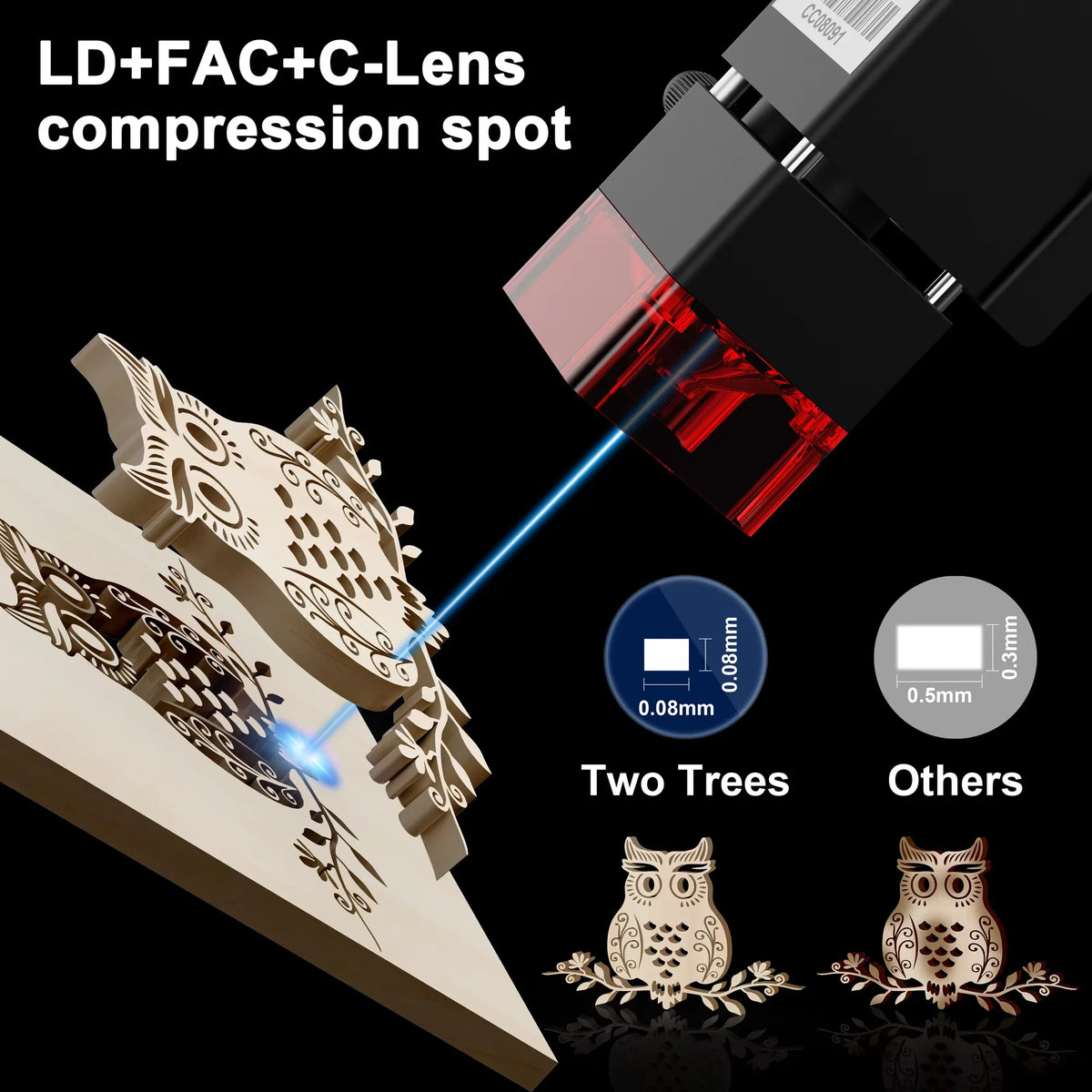 Two Trees TTS-10Pro Laser Engraver Machine With Touch Screen