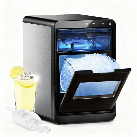 Shicuo Countertop Nugget Ice Maker With Automatic Self Cleaning