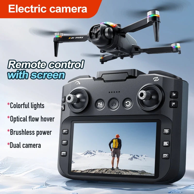 ZNLYRION K21MAX Foldable Brushless RC Drone With Smart Controller
