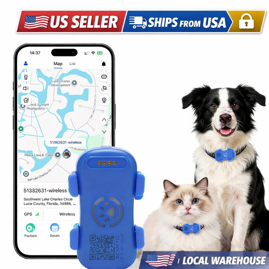 4G GPS Pet Tracker With Real Time Location And Waterproof Design