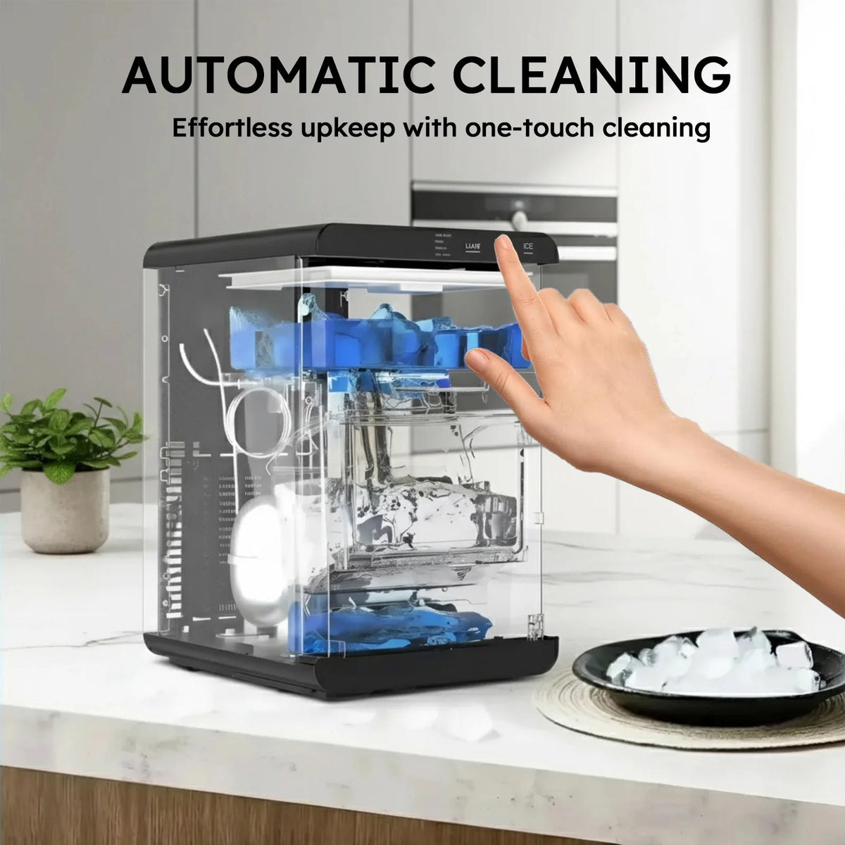 Shicuo Countertop Nugget Ice Maker With Automatic Self Cleaning