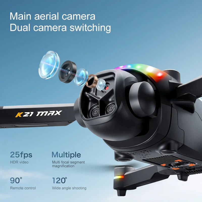ZNLYRION K21MAX Foldable Brushless RC Drone With Smart Controller