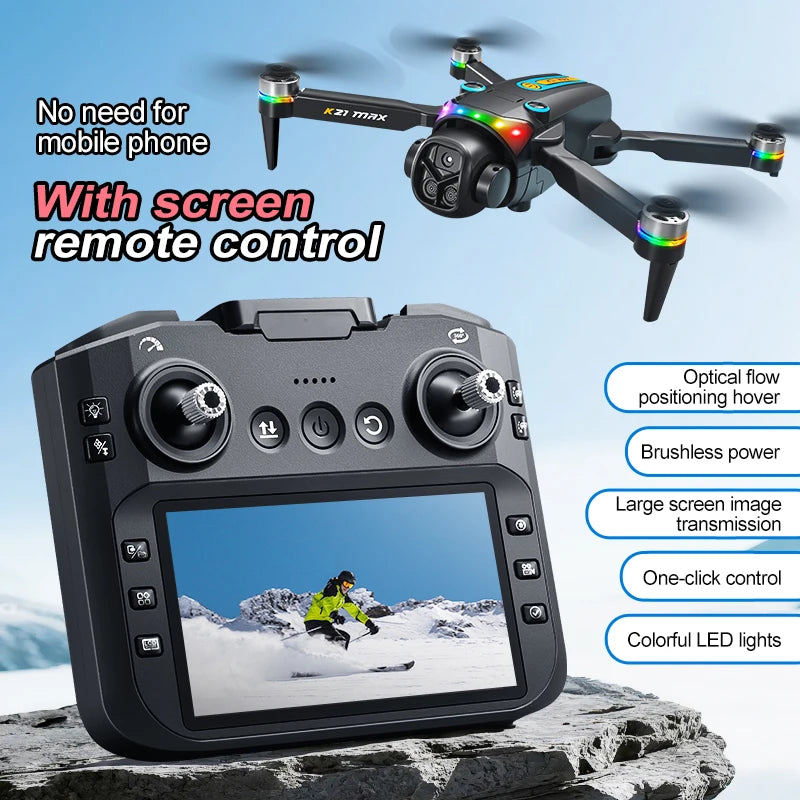 ZNLYRION K21MAX Foldable Brushless RC Drone With Smart Controller
