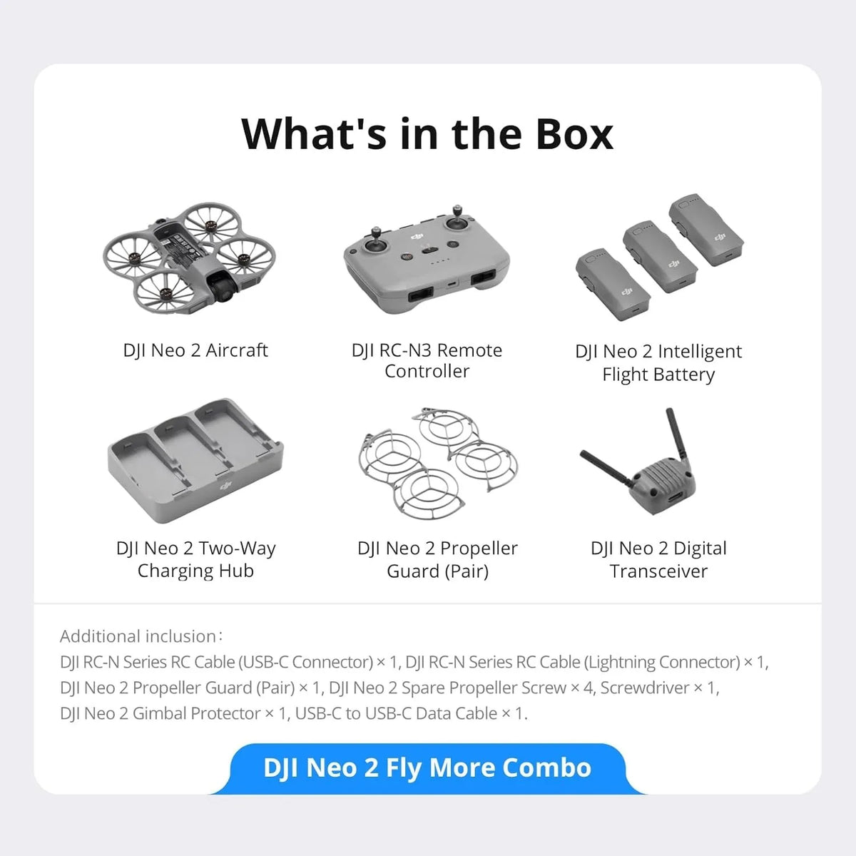 DJI Neo 2 Camera Drone With RC Controller And Battery Pack