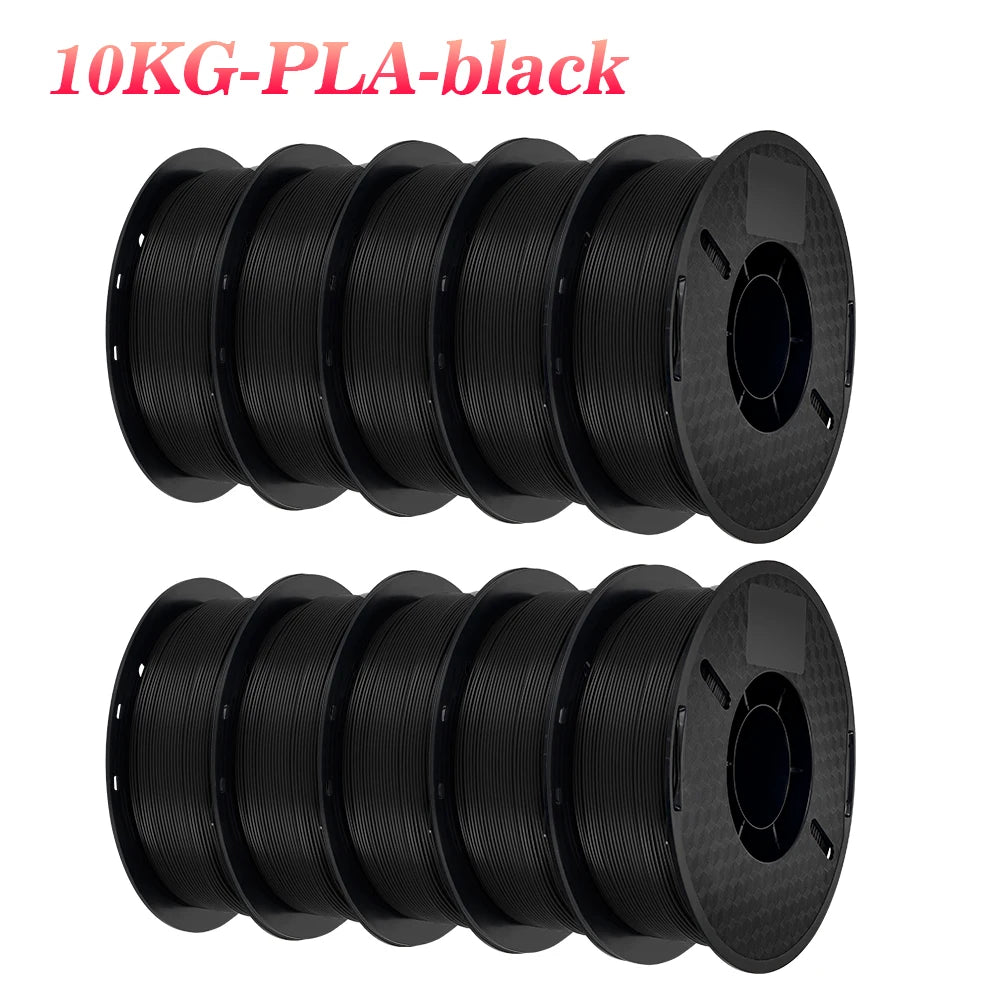 KINGROON 10KG PLA Filament PETG 3D Filament 1.75mm For 3D Printer Filament 10 Rolls/Set Mixed Colors and Materials FDM Printing Fast Ship