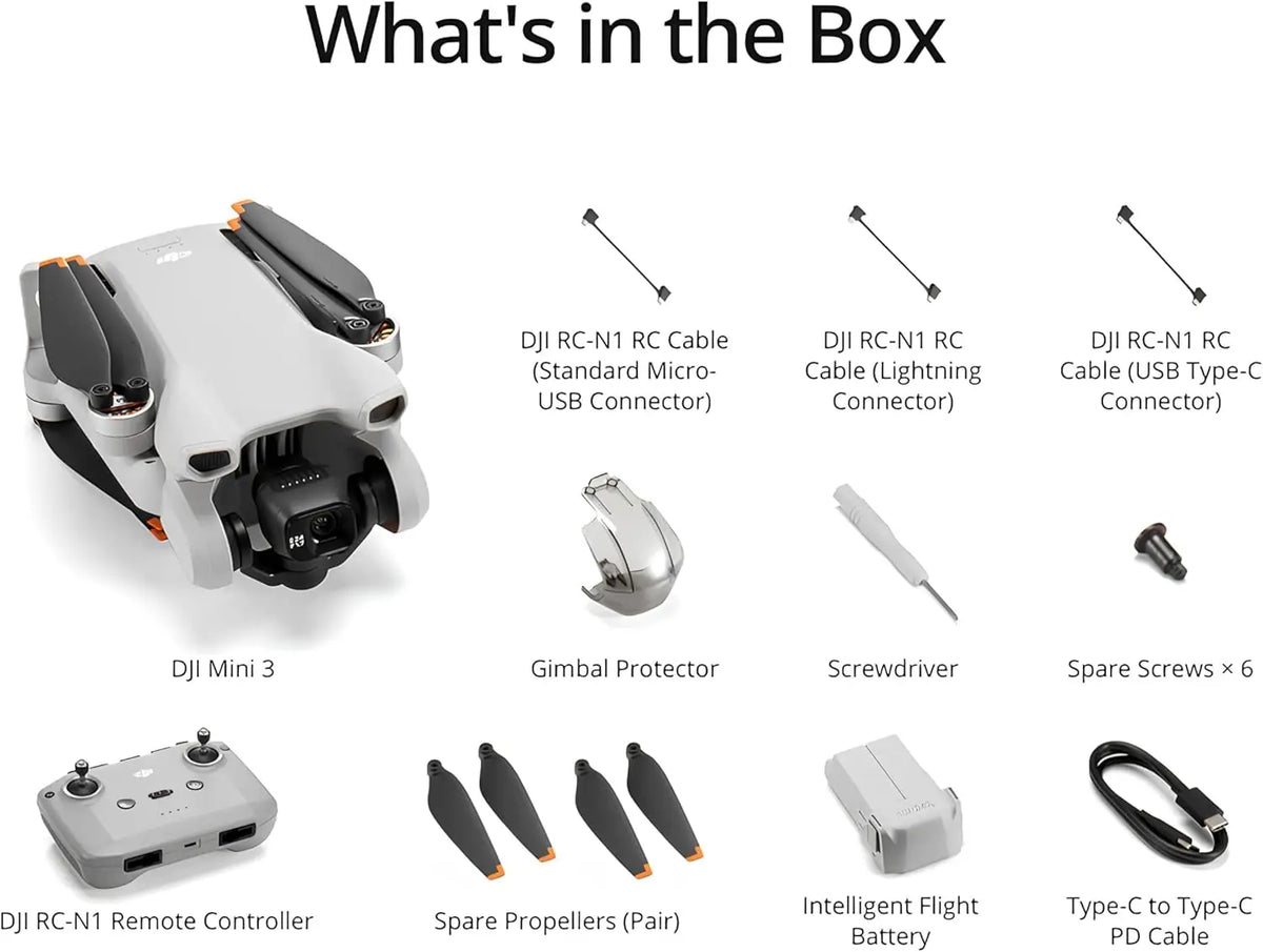 DJI Mini 3 4K Camera Drone With Advanced Flight Capabilities