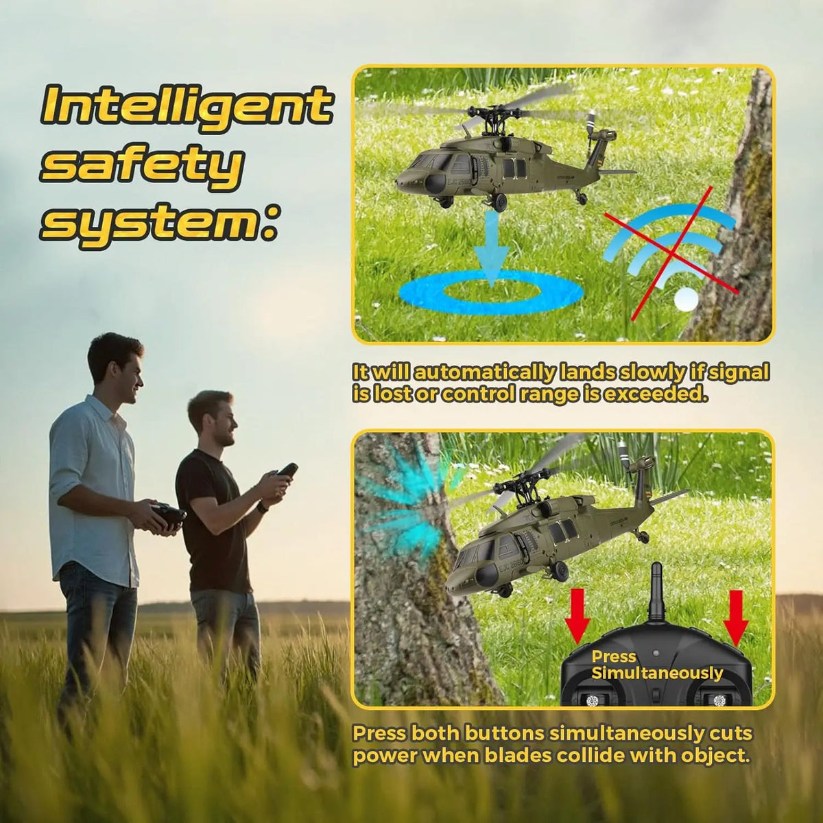 WLtoys K170 Brushless RC Helicopter Featuring Black Hawk Design