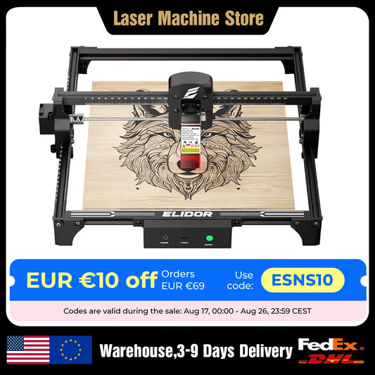 Elidor Z6 6W Diode Laser Engraver And Cutting Machine