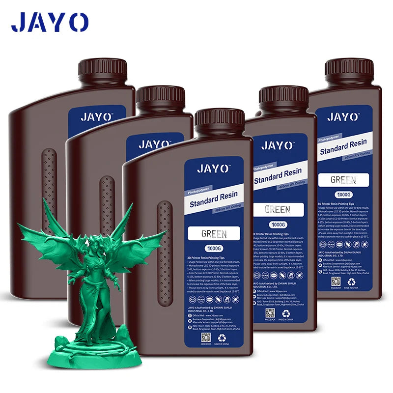 JAYO 5kg Liquid Photopolymer Resin high precision UV Resin apply Photon/Photon S/Photon Mono For LCD 3D Printer Printing Materia