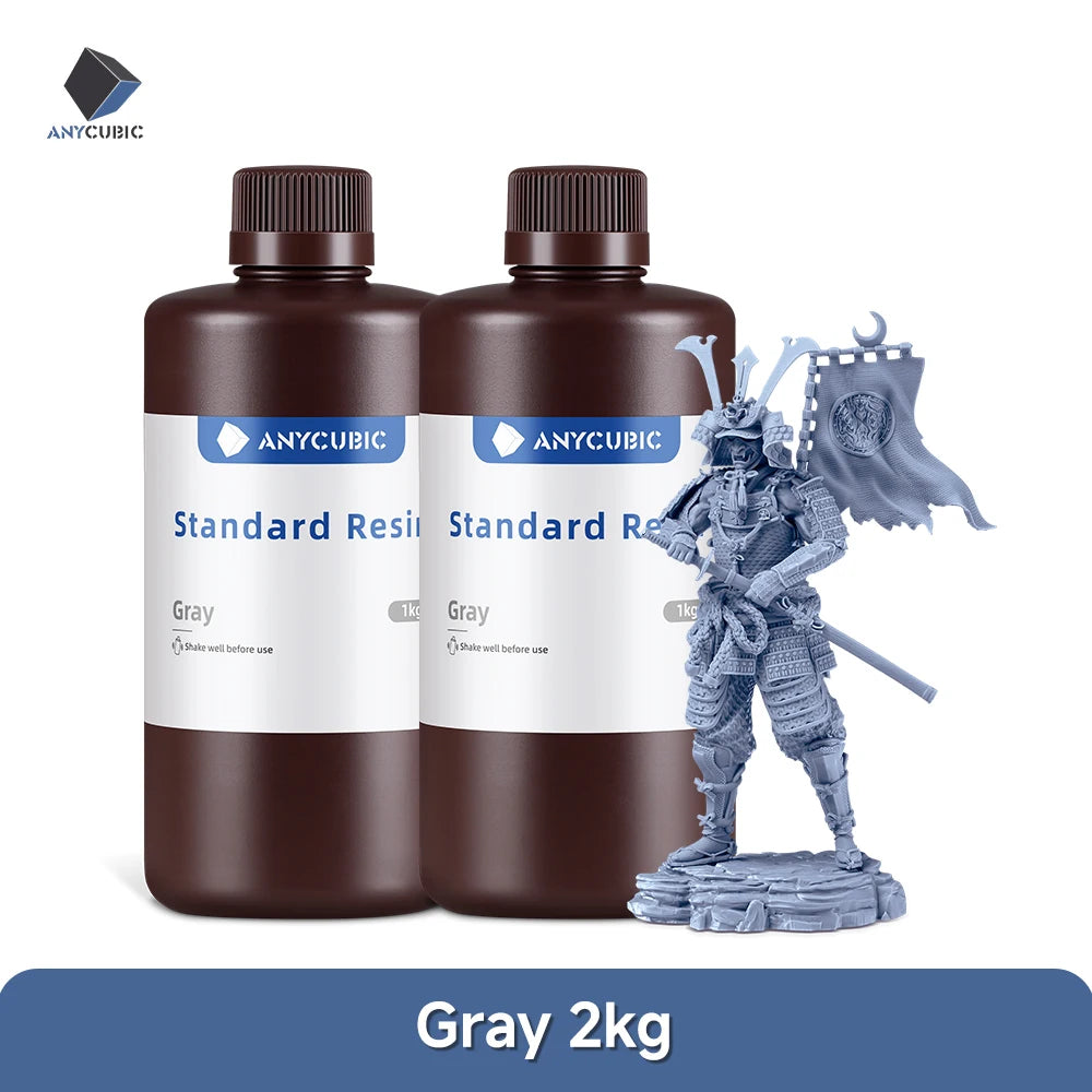 Anycubic Standard 405nm UV Photopolymer Resin for LCD 3D Printers