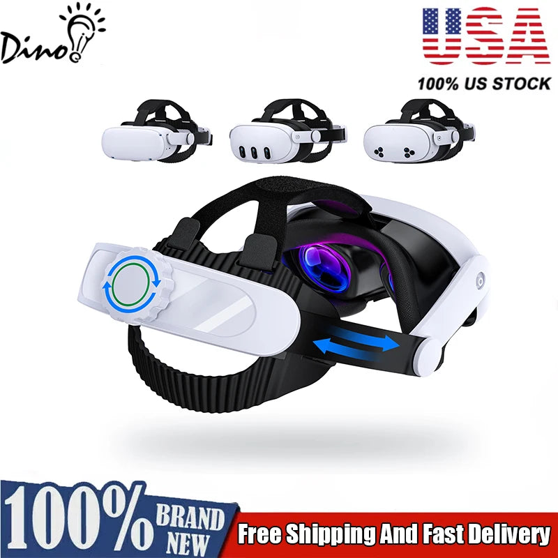 DinoFire Comfort Fit Head Strap For Meta Quest 3 Series