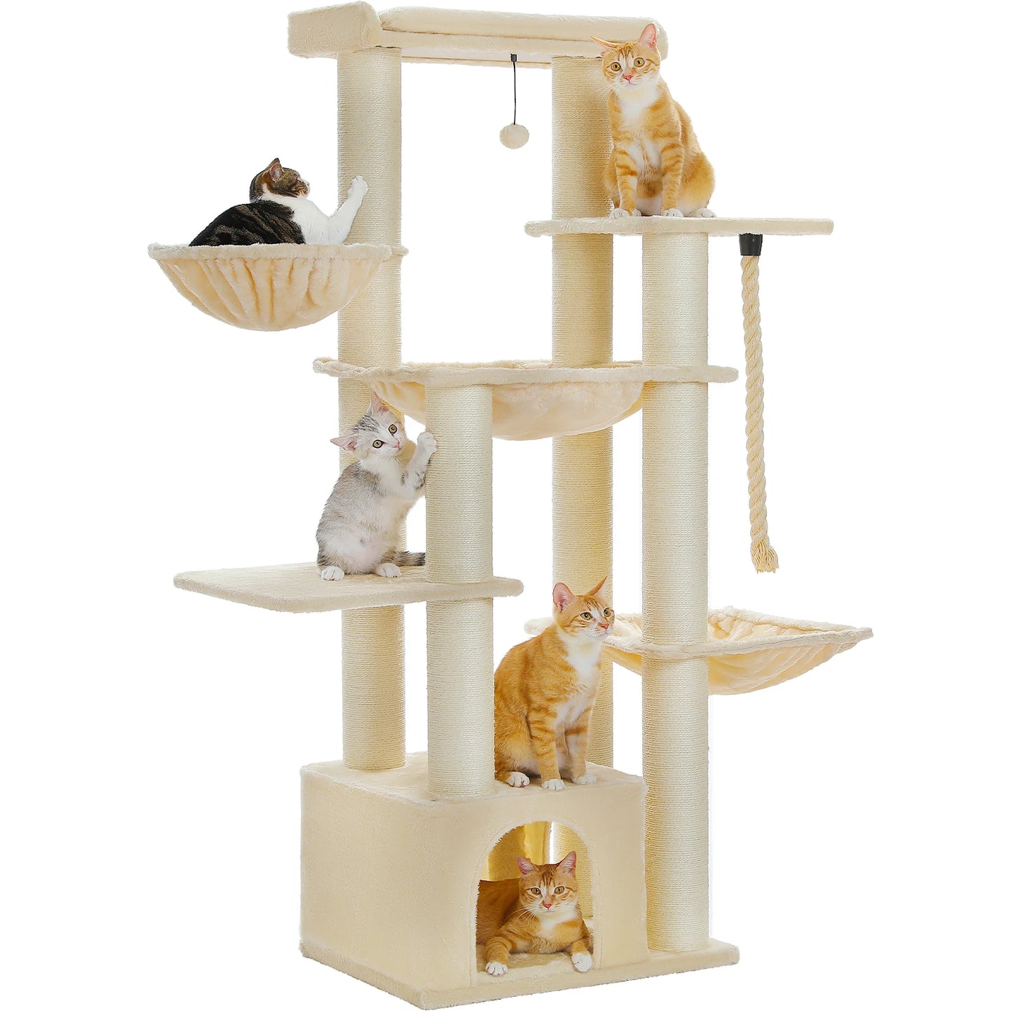 PAWZ Road Cat Tree With Multiple Levels And Perches