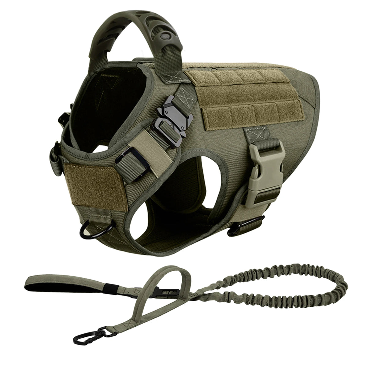 Petravel Nylon Dog Harness And Leash Set Quick Release Buckle