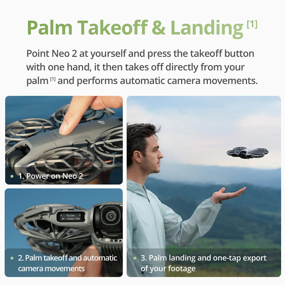 DJI Neo 2 Fly More Combo Drone Remote Controller Kit