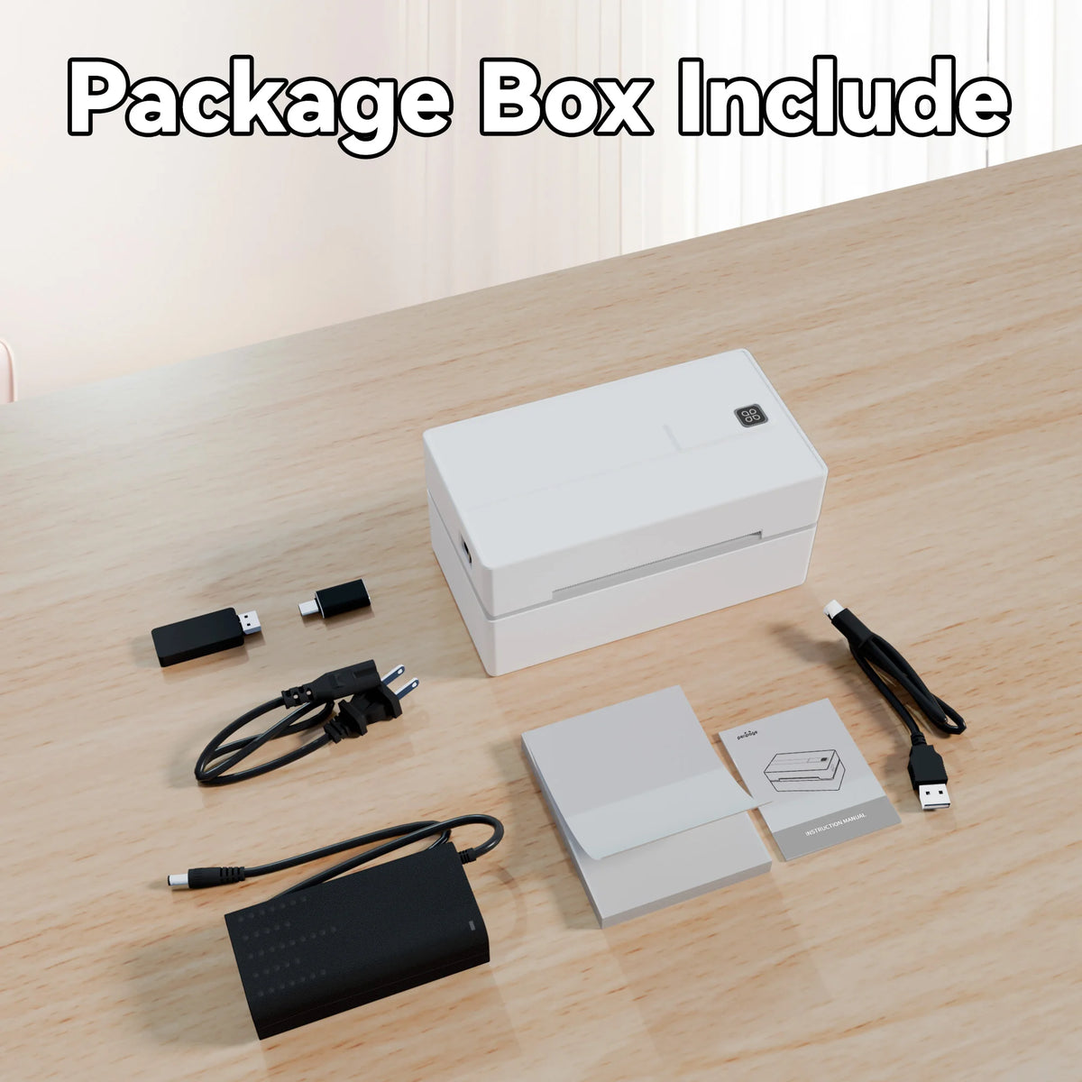 PeriPage Bluetooth Thermal Shipping Label Printer,Wireless 4x6 Shipping Label Printer for Shipping Packages,Support Windows&Mac
