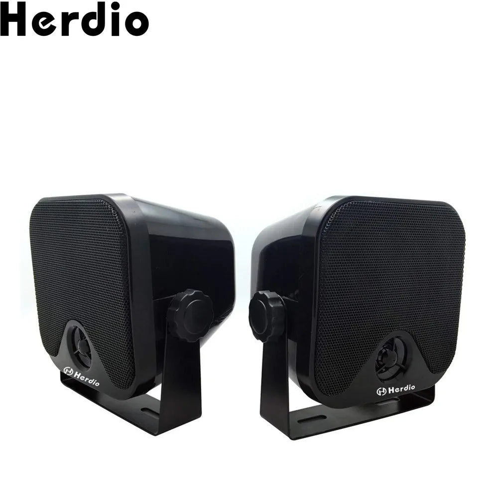 Herdio Waterproof Marine Speakers 100W Outdoor ATV UTV Audio System