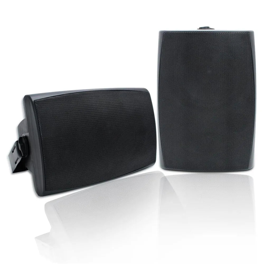 Herdio 2PCS 6.5'' 400W Passive Outdoor Speakers Wired Waterproof Wall Mount Speakers With Loud Volume Suitable For Patio Garden