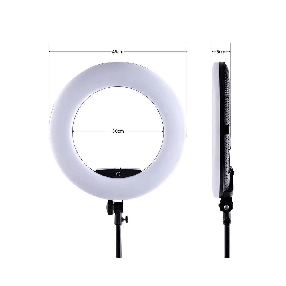 Yidoblo Bi Color Ring Light with Tripod Studio Photo Lamp