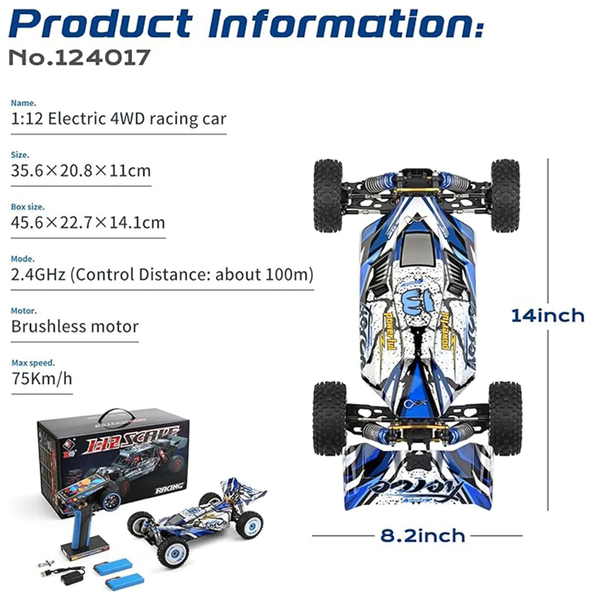 Wltoys Brushless RC Dirt Bike High Speed Off Road Racer