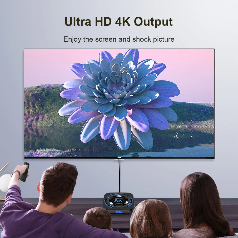 Magcubic Allwinner H618 Android TV Box Quad Core 4K 8K