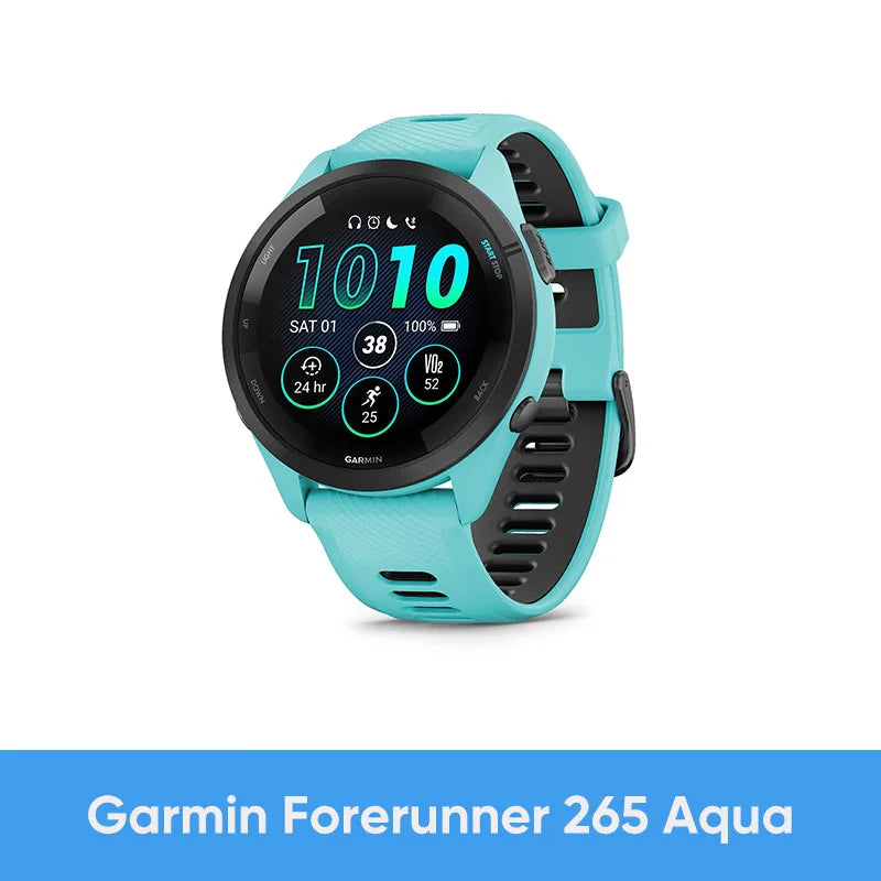Garmin Forerunner 265 GPS Smartwatch AMOLED Display Heart Rate Monitor