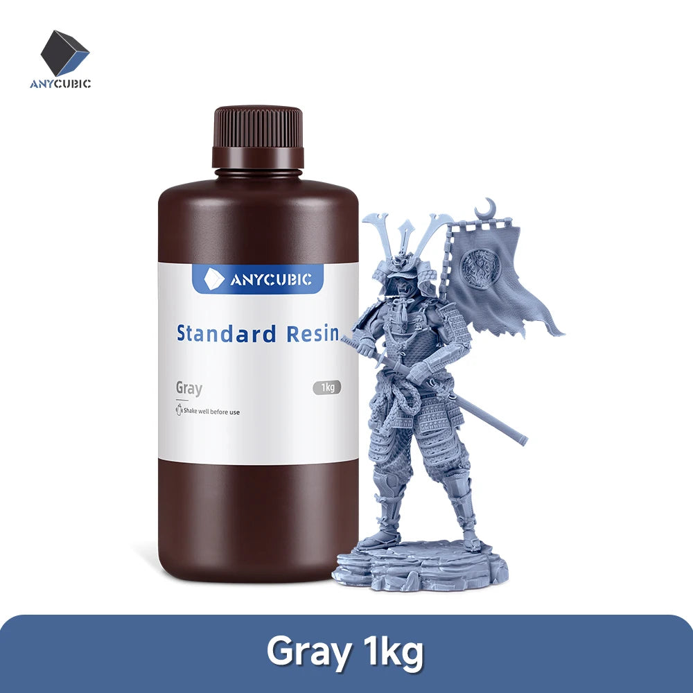 Anycubic Standard 405nm UV Photopolymer Resin for LCD 3D Printers