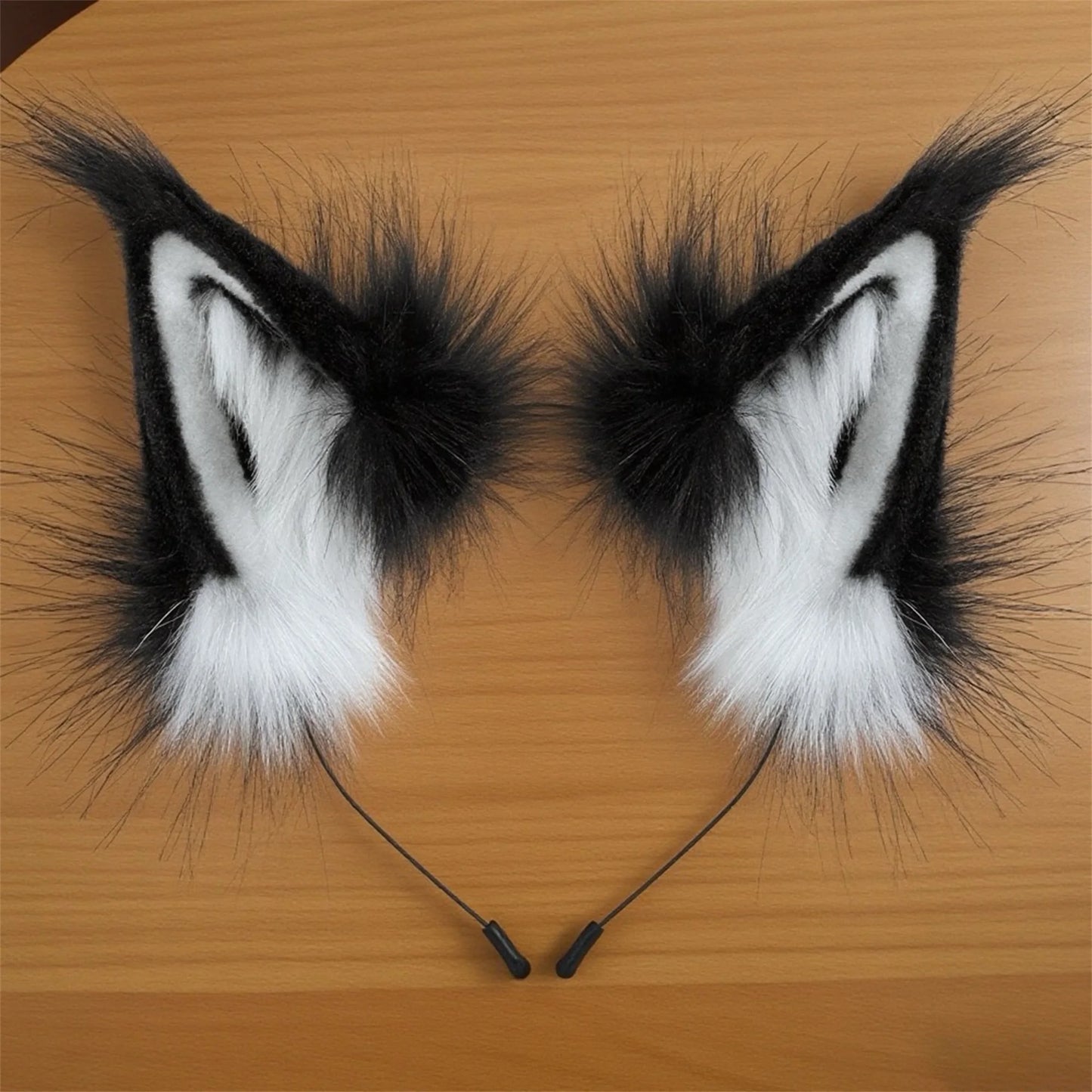 HiriginCN Fox Ear Hair Band Faux Fur Costume Headband