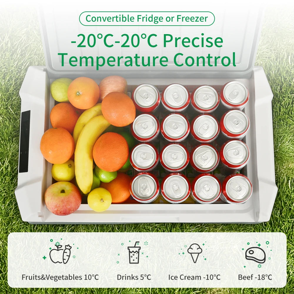 Alpicool Compressor Car Refrigerator Portable Fridge Freezer For Travel