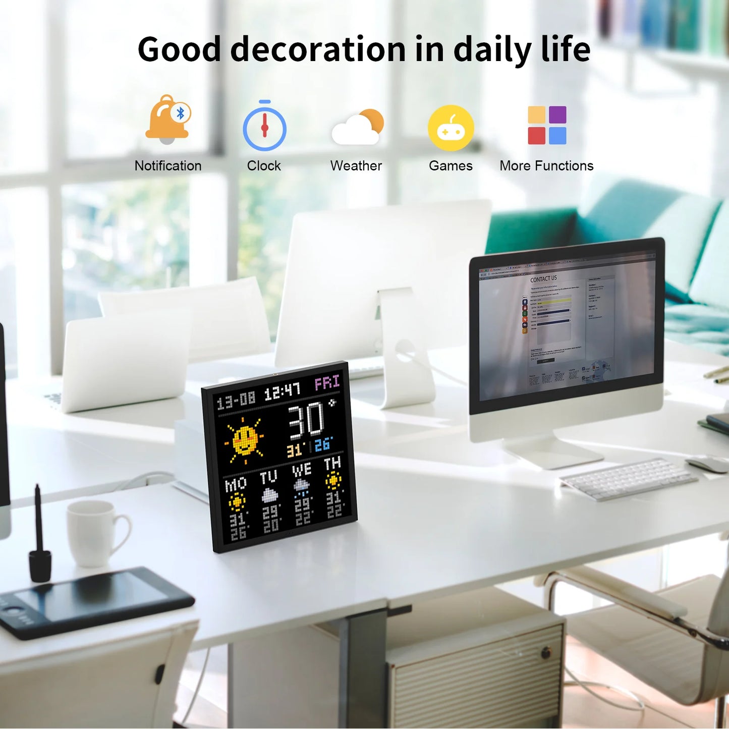 Divoom Pixoo 64 WiFi Pixel Art Display Digital Frame