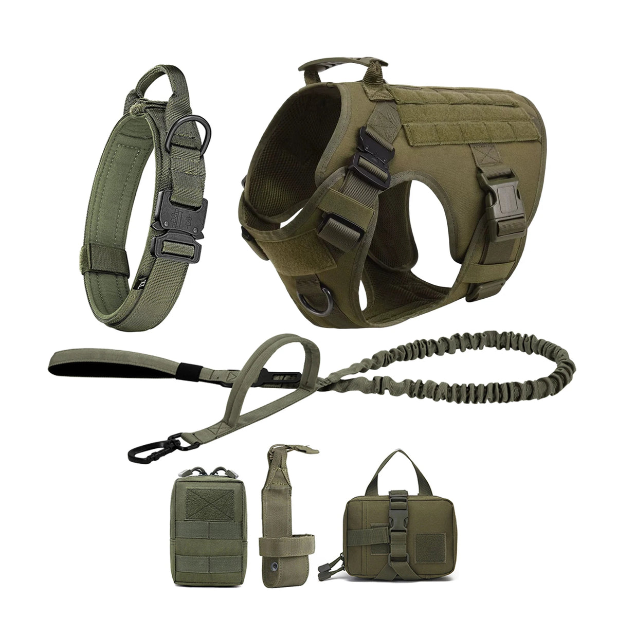 Petavel Tactical Padded Dog Harness With Quick Release Buckle