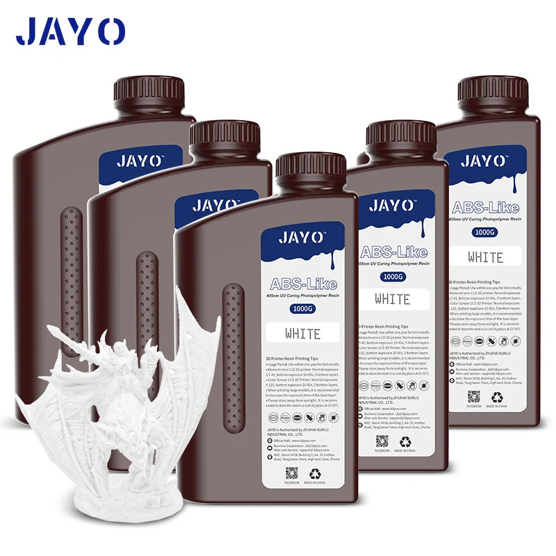 JAYO 5kg Liquid Photopolymer Resin high precision UV Resin apply Photon/Photon S/Photon Mono For LCD 3D Printer Printing Materia