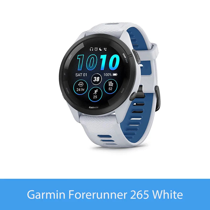 Garmin Forerunner 265 GPS Smartwatch AMOLED Display Heart Rate Monitor