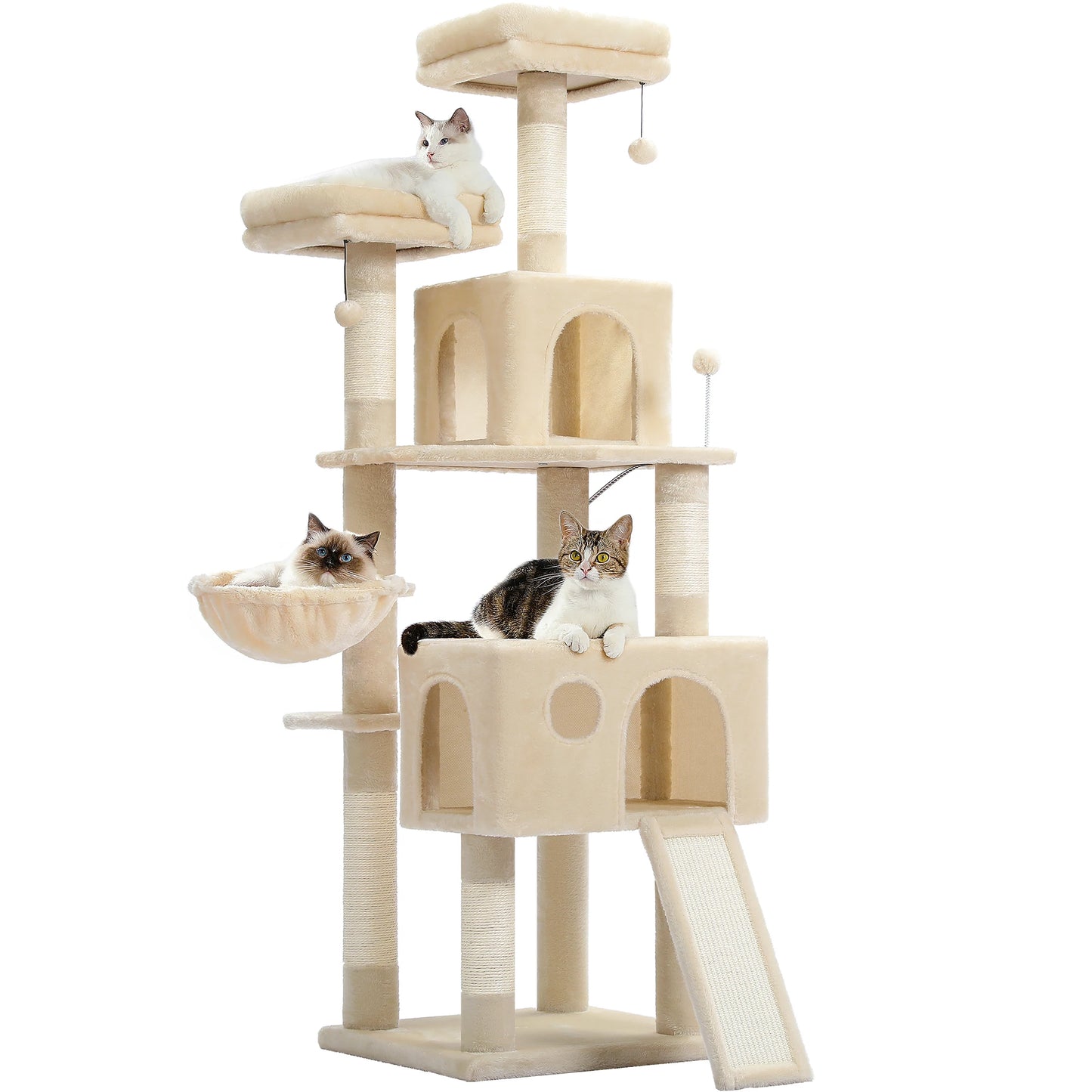 PEQULTICN Large Cat Tree Indoor Multi Level Tower Premium Quality