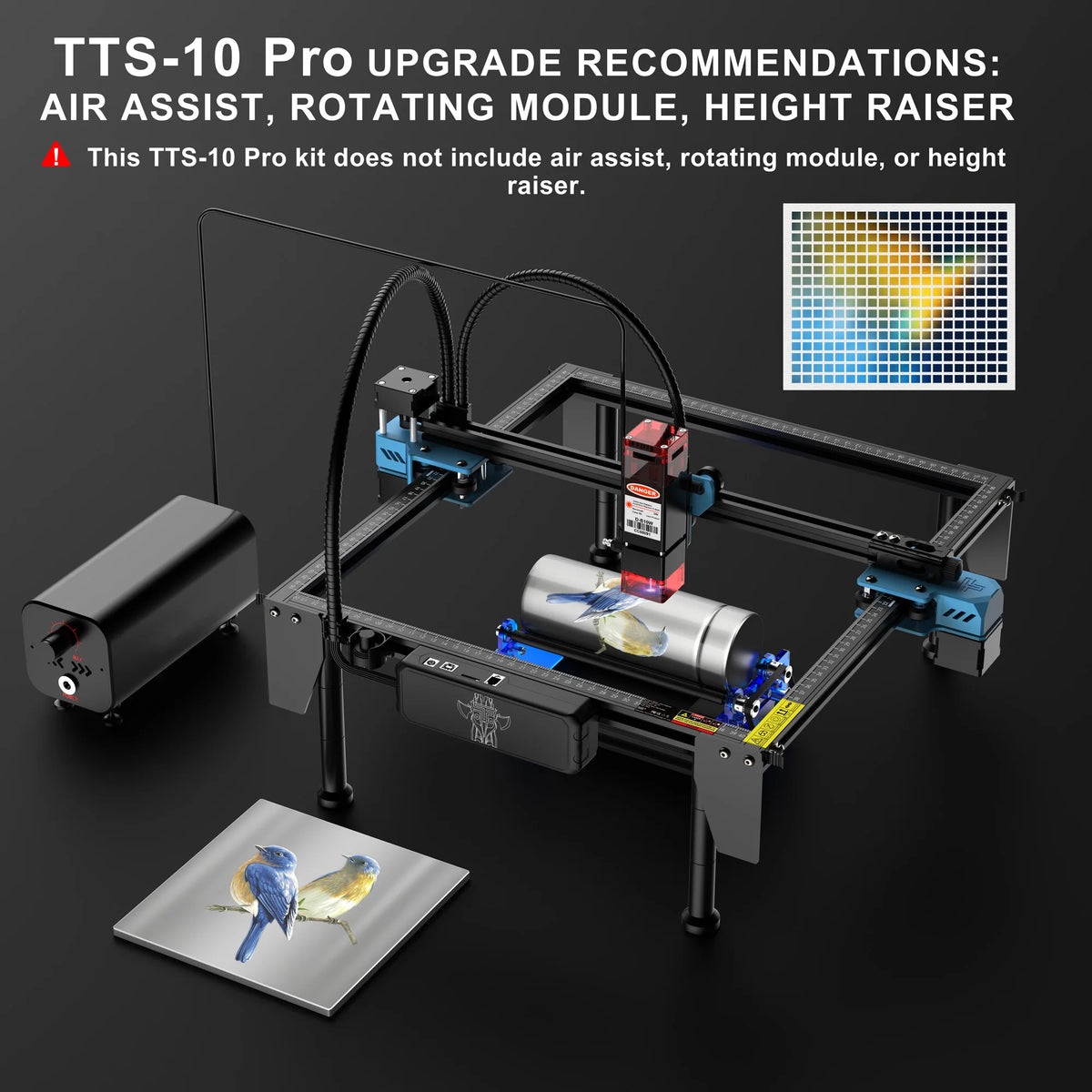 Two Trees TTS-10Pro Laser Engraver Machine With Touch Screen