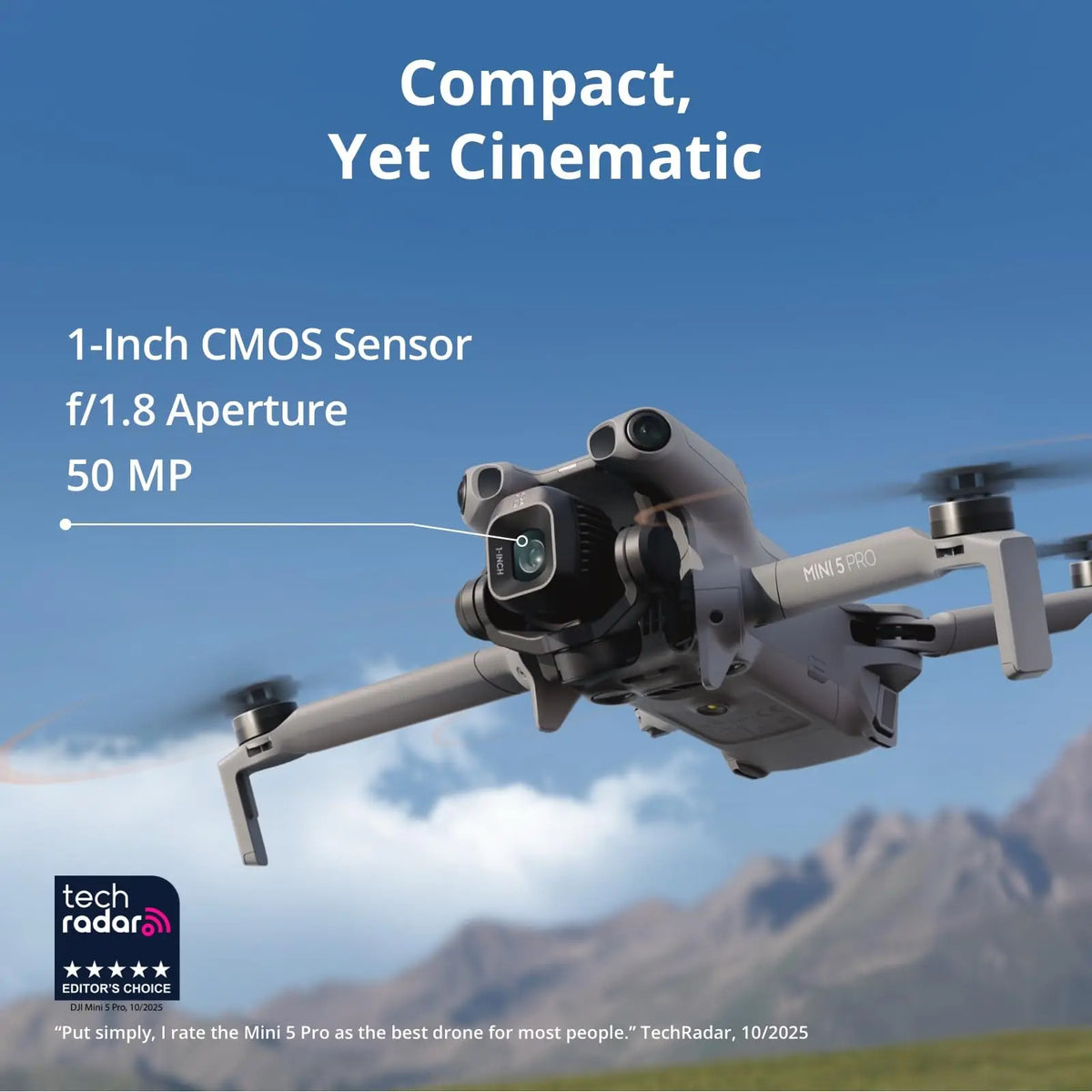 DJI Mini 5 Pro Foldable Drone With 4K Camera And Tracking