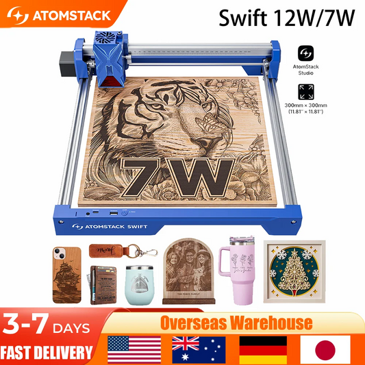 Atomstack Swift Portable Laser Engraver For Wood And Metal