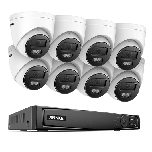 ANNKE 8-Channel 4K PoE NVR System With 4x8MP Cameras