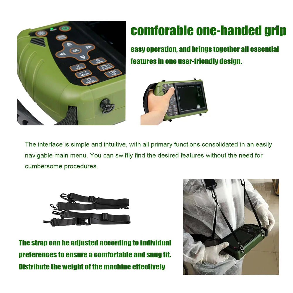 Dawei Veterinary Ultrasound Scanner With 3.5MHz Probe For Livestock