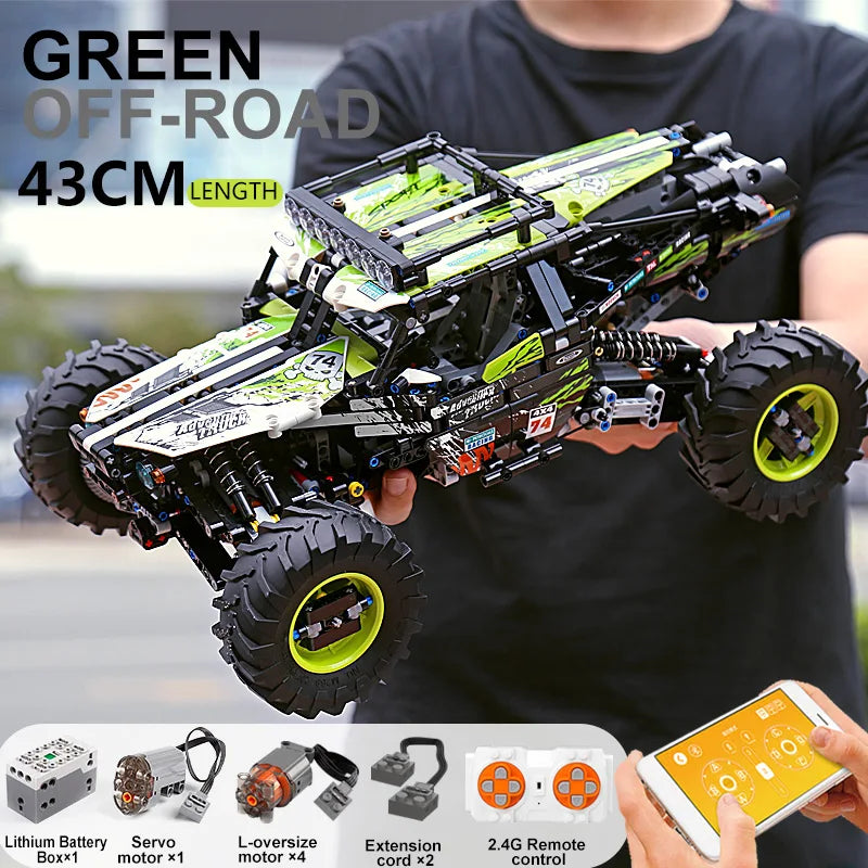 Mould King 4WD RC Buggy Building Blocks Assembly Kit