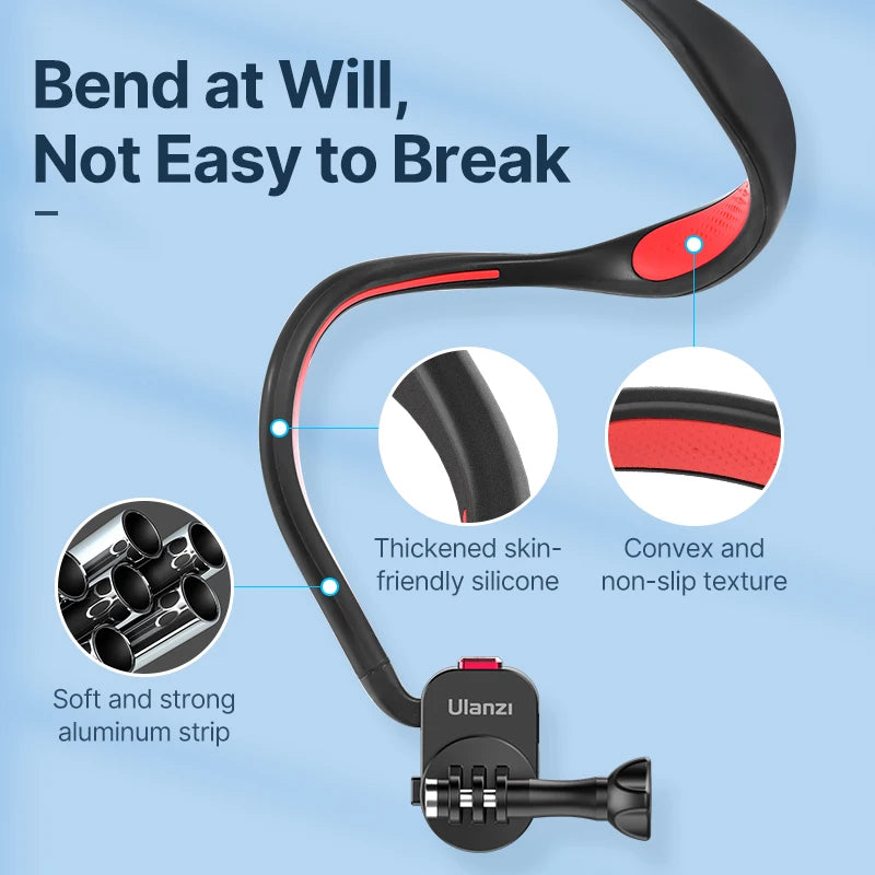 Ulanzi Go Quick II Magnetic Neck Mount For Action Cameras