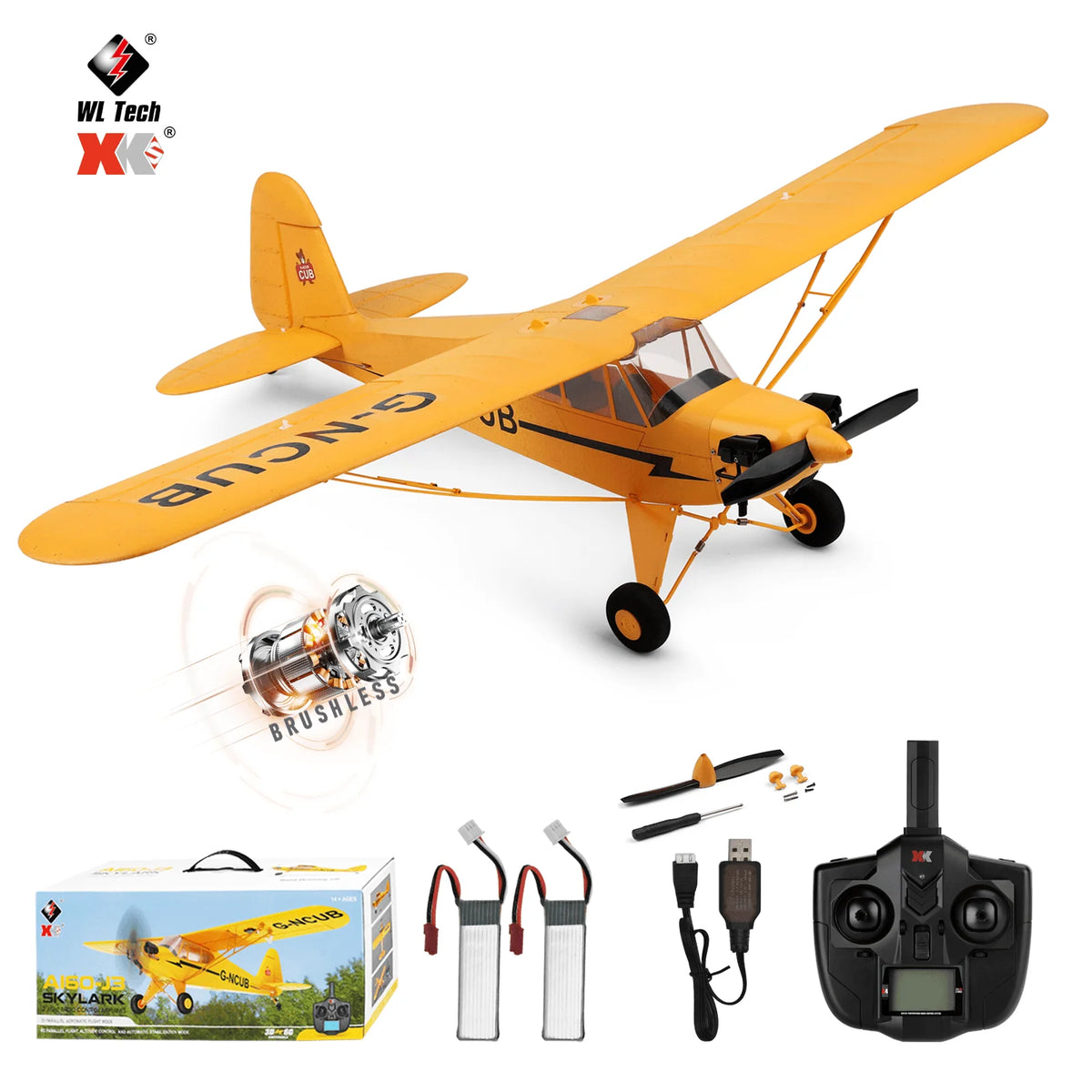 Wltoys A160 J3 Five Channel Rc Airplane With Brushless Motor