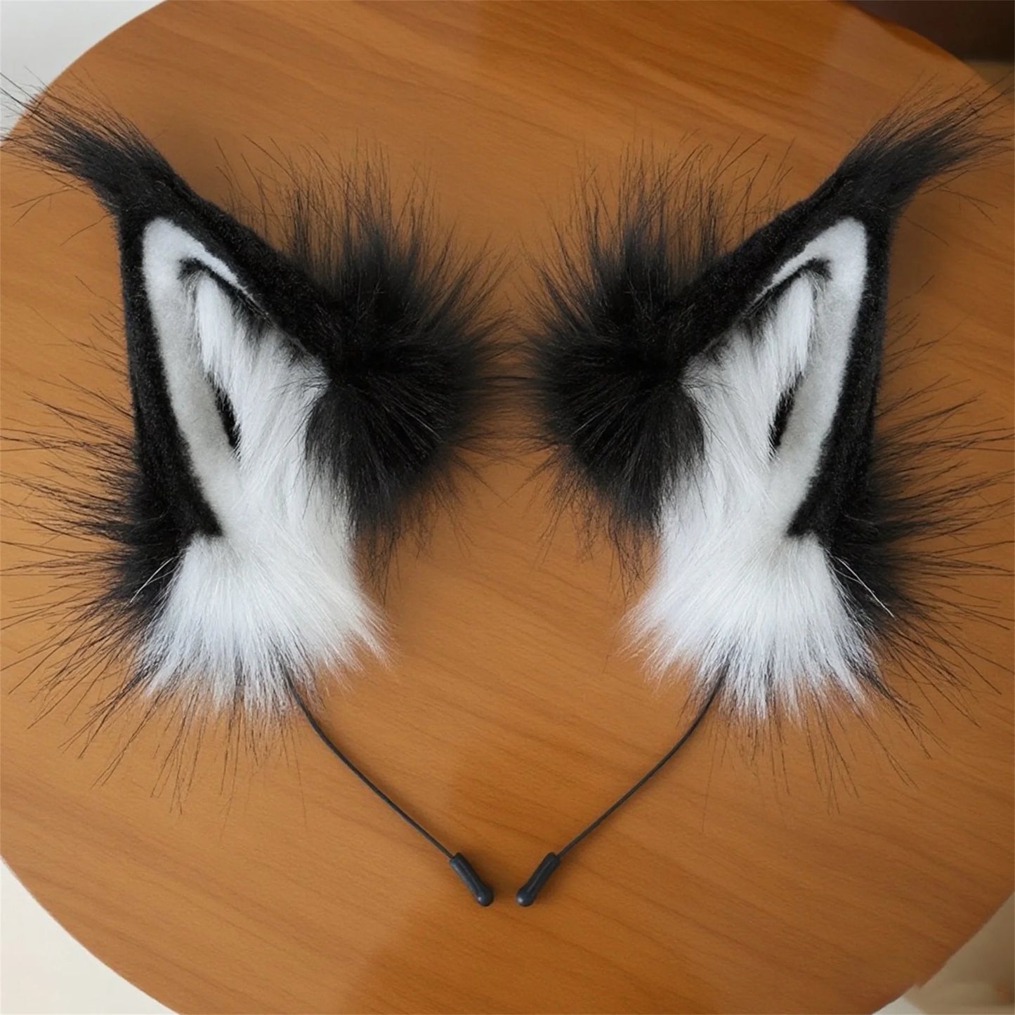 HiriginCN Fox Ear Hair Band Faux Fur Costume Headband