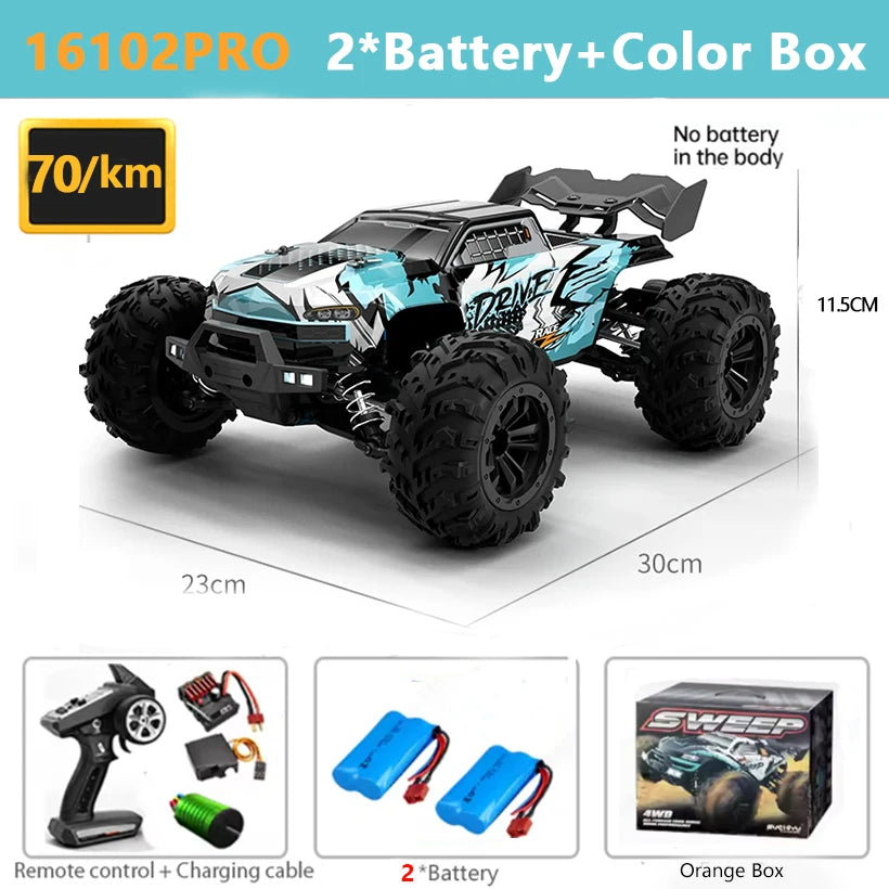 SUCHIYURC 4WD Remote Control Monster Truck With LED Lights