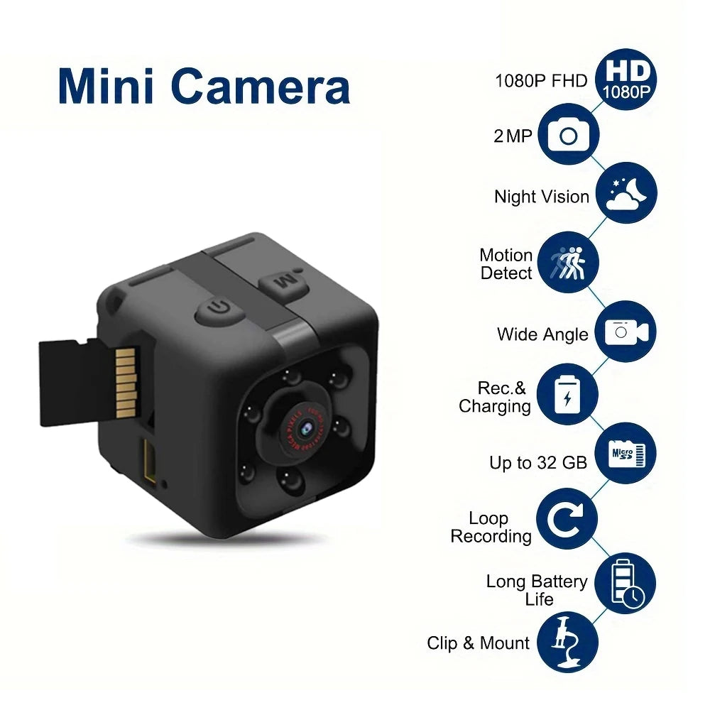 Xbibi Mini 1080P Full HD Security Surveillance Camera