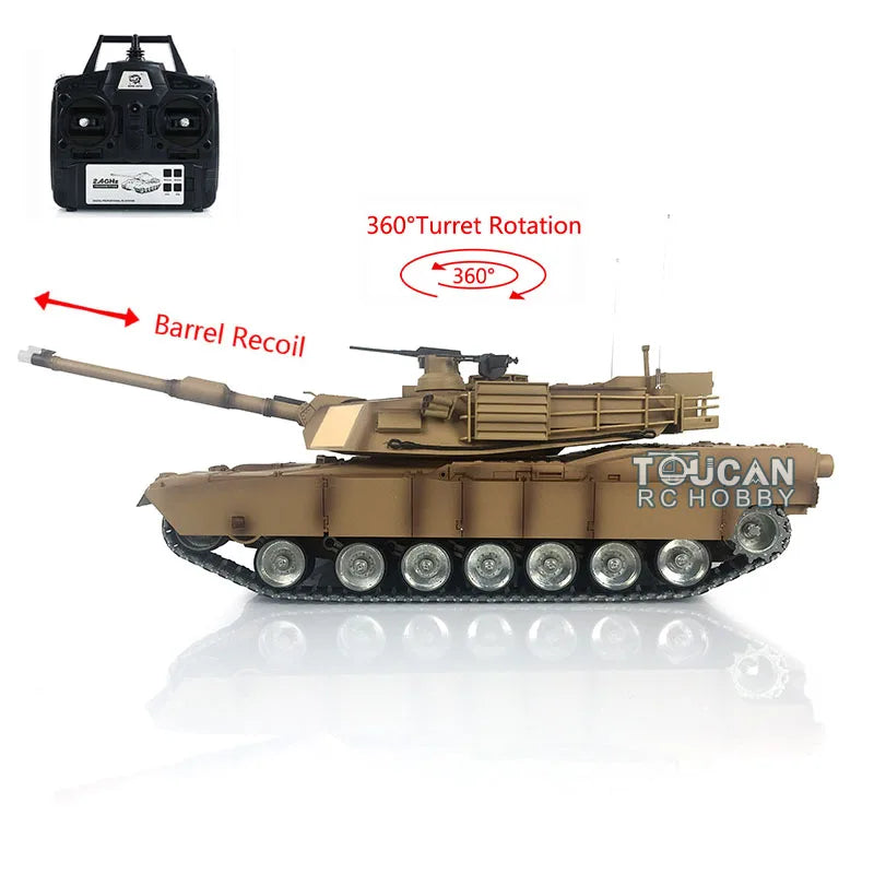 Heng Long M1A2 Abrams Radio Control Rc Tank Model