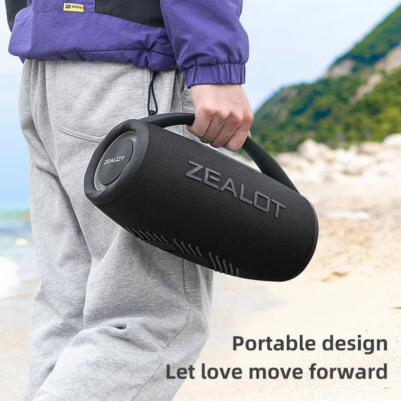 Zealot S97 80W Bluetooth Speaker With RGB Lighting Waterproof