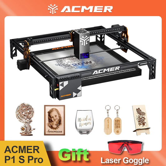 ACMER P1 S Pro Laser Engraving Machine USB WIFI Craft