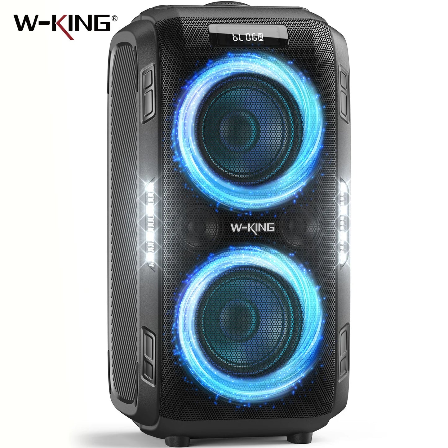 W-King 250W Peak Bluetooth Party Speaker With 120dB Bass
