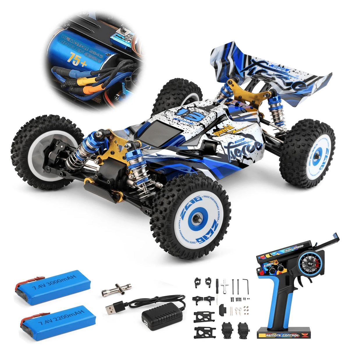 Wltoys Brushless RC Dirt Bike High Speed Off Road Racer